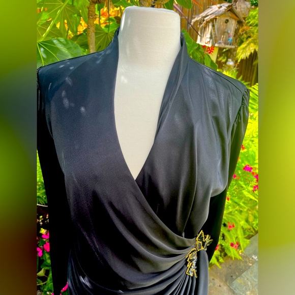 Vintage Black Dress - Picture 2 of 7